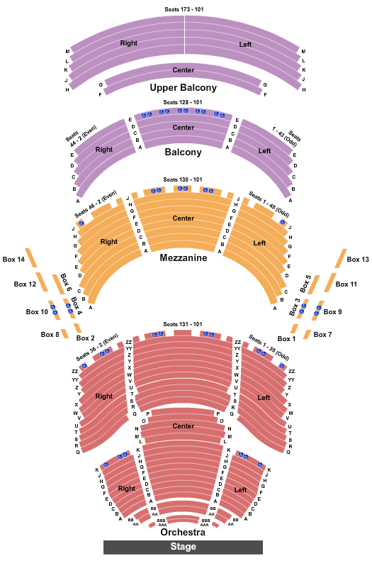Dr. Phillips Center Hamilton Seating Chart